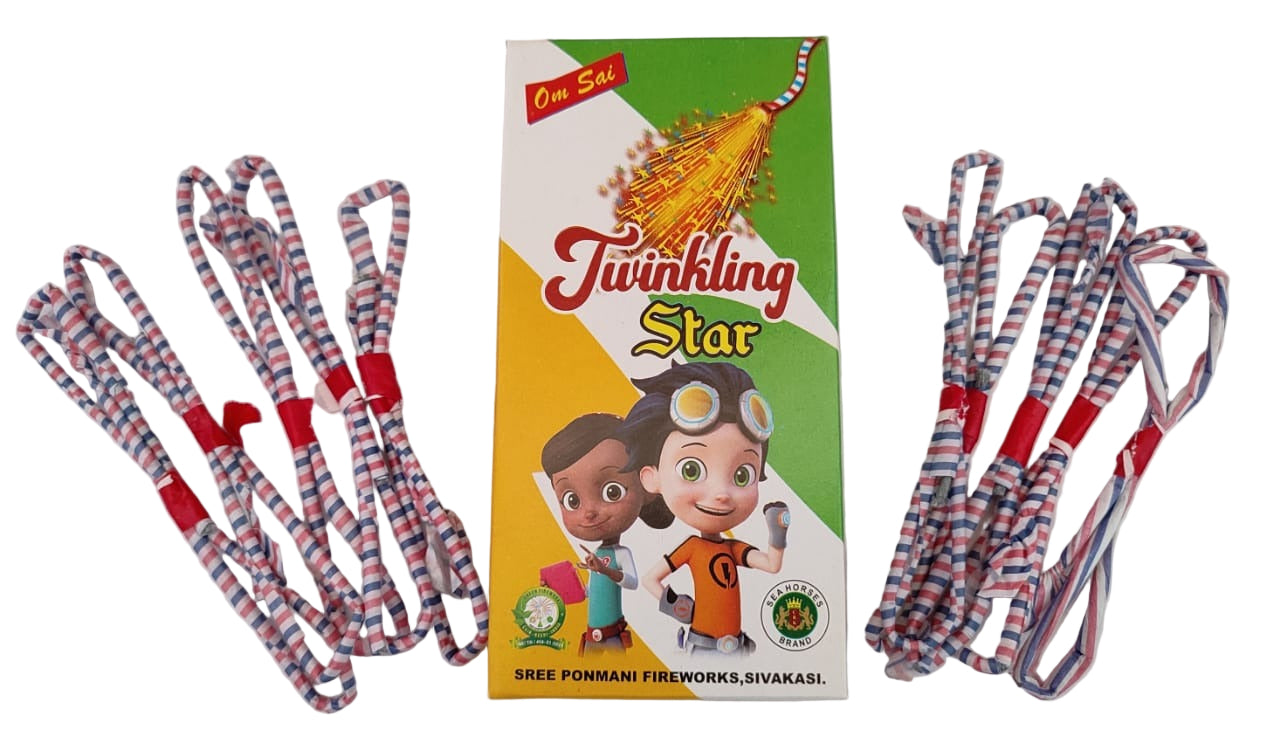 3C) 1 1/2" Twinkling Star