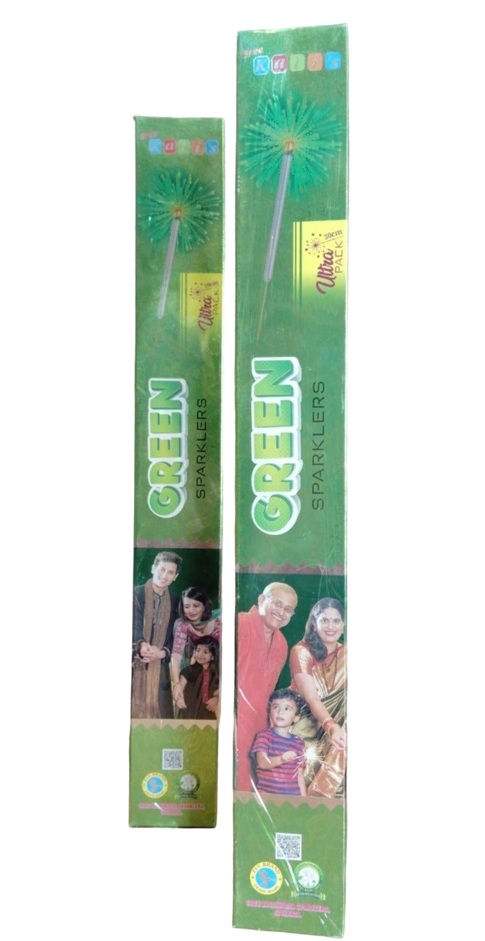 7M) 30Cm Green Sparkler