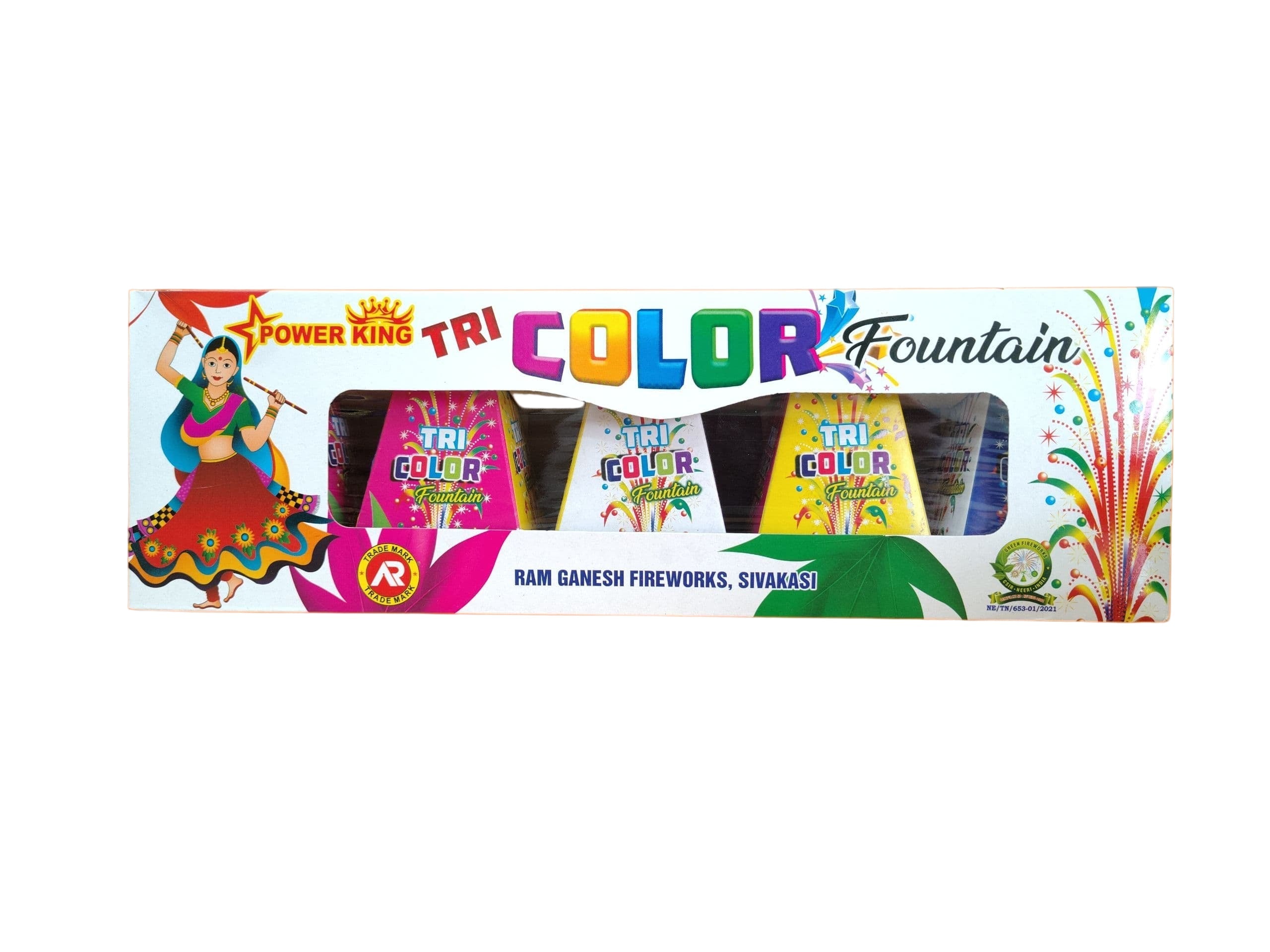 4U) Mega Tricolour Fountain